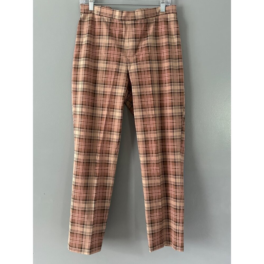 Isaac Mizrahi Live Pull-On Pleated Pants Size 10 Stretch Waist Chic Trousers